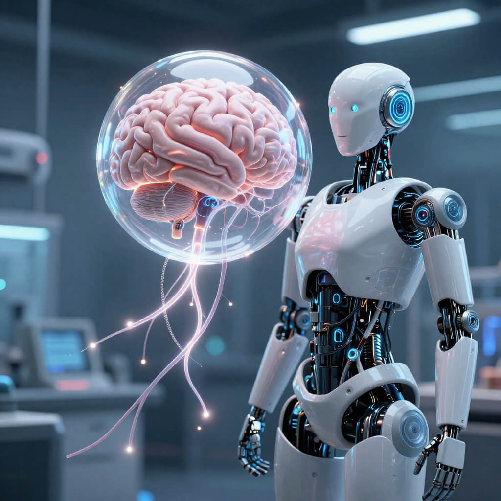 Mini-cerveaux robots : contrôle biologique de machines