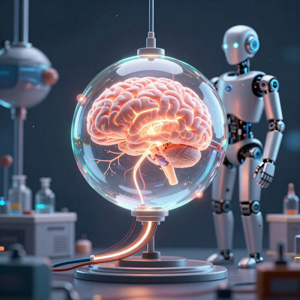 Mini-cerveaux robots