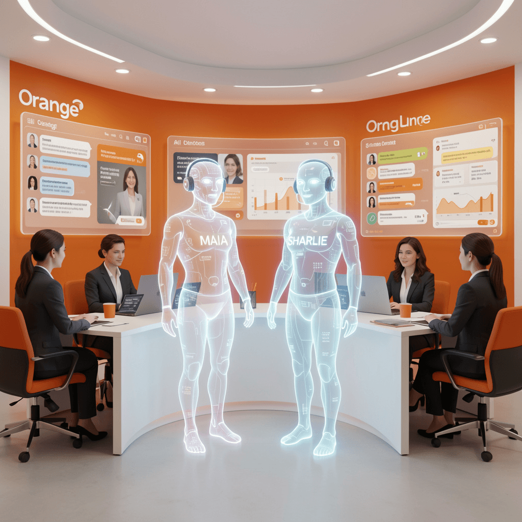 Conseillers IA Orange : MAIA et Sharlie dévoilés