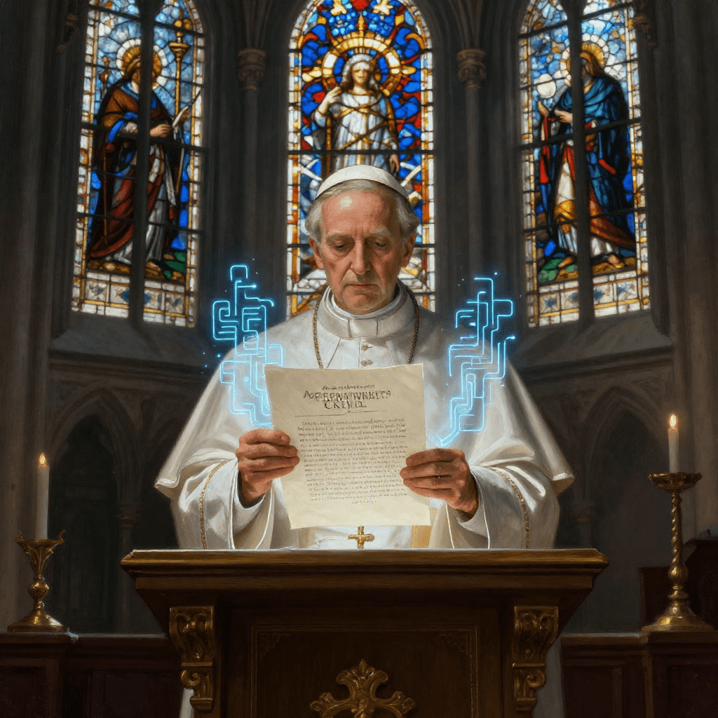 Intelligence artificielle : l’alerte du pape