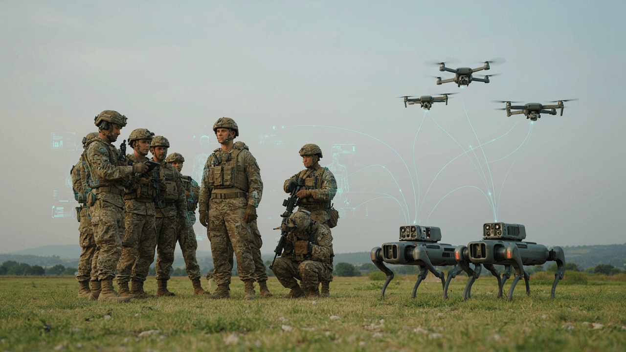 IA militaire : les robots transforment l’armée
